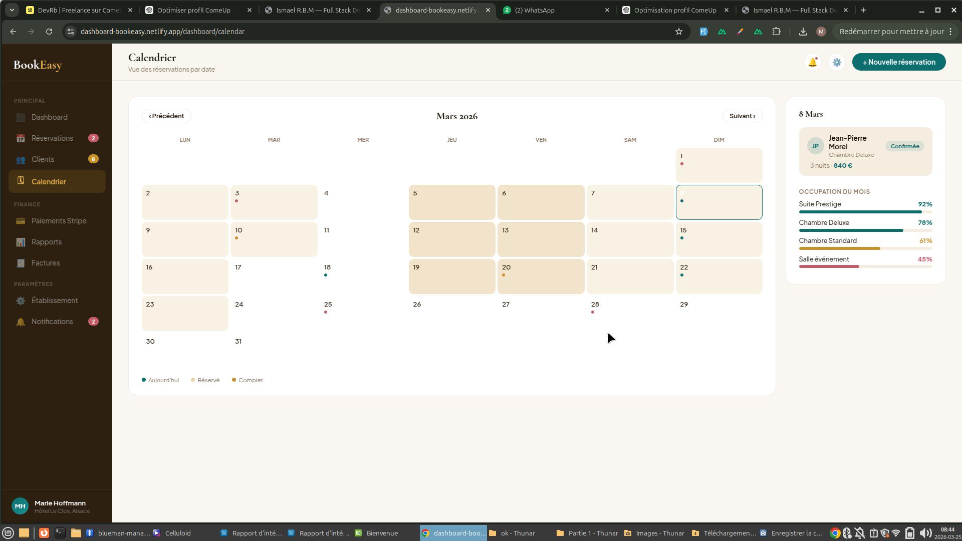 BookEasy — Plateforme de Réservation - 5