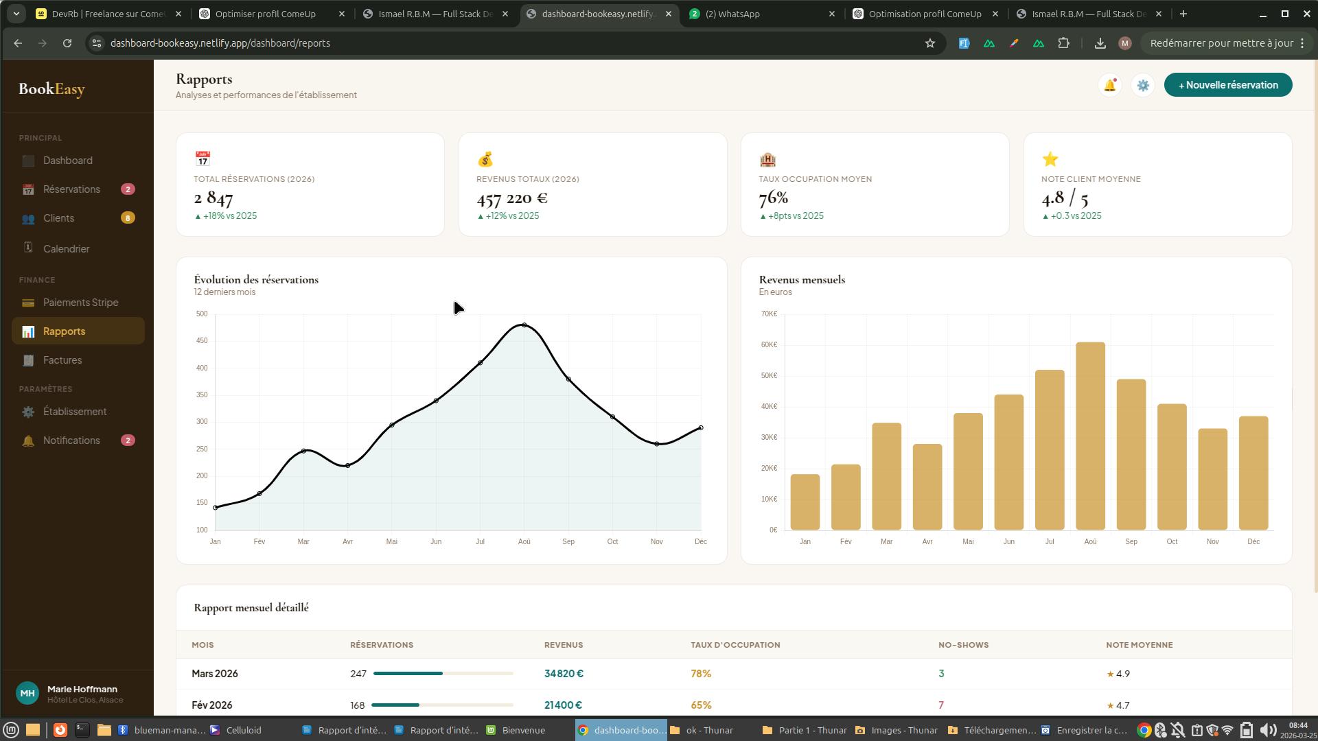BookEasy — Plateforme de Réservation - 7